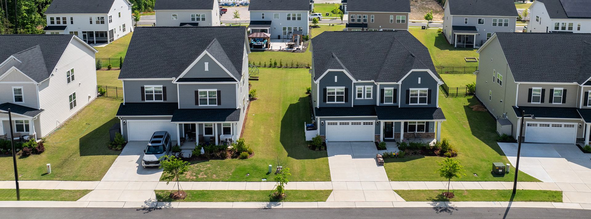 Classic Rosedale Aerial Streetscape