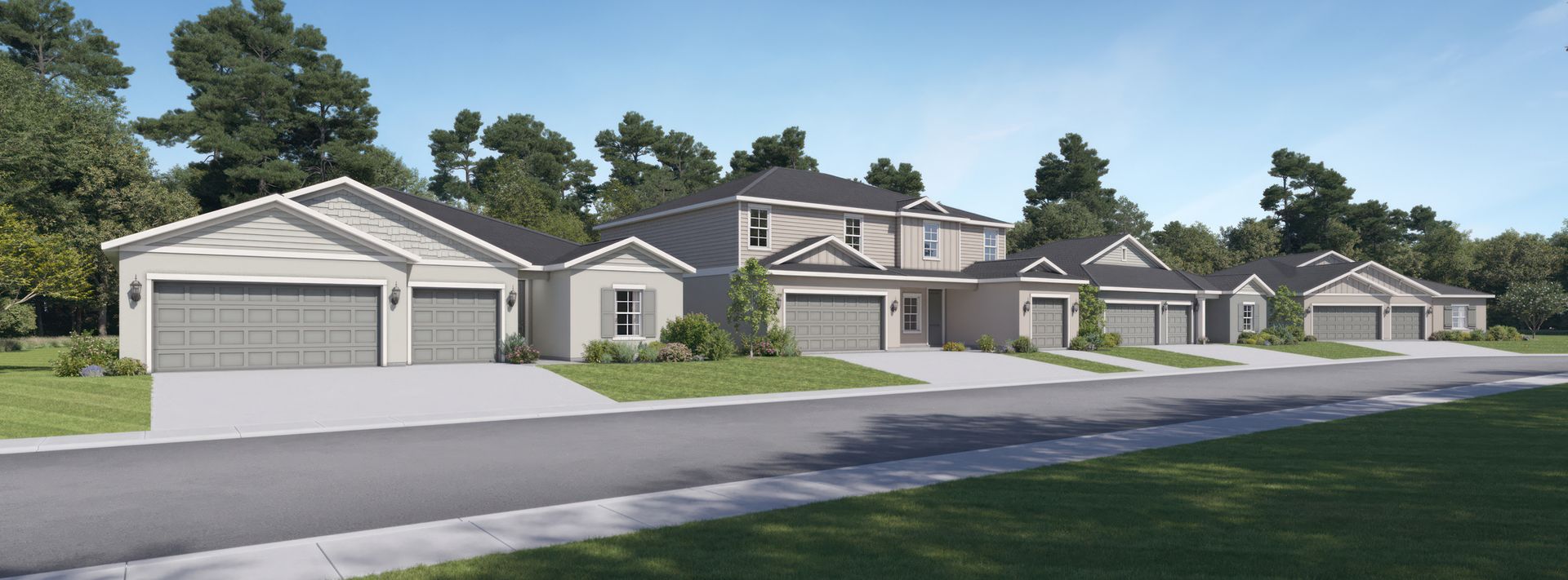 Willow Manor Homes Streetscape