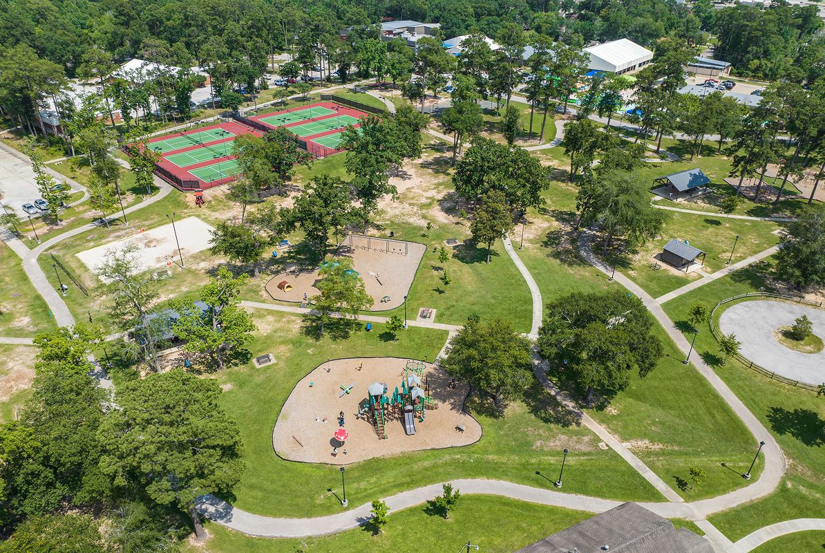Cut And Shoot Conroe Aerial Candy Cane Park 1of3