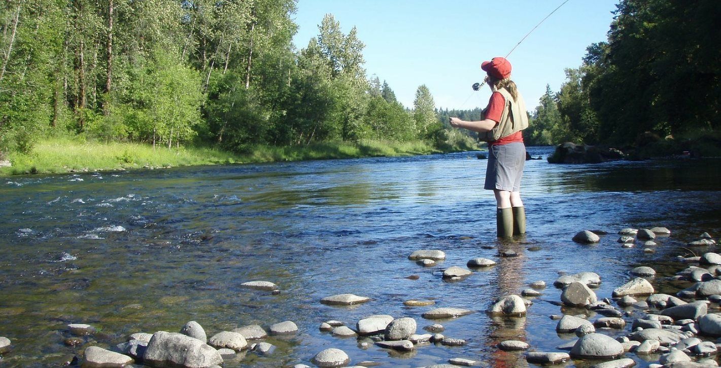 Fishing on the Oregon River