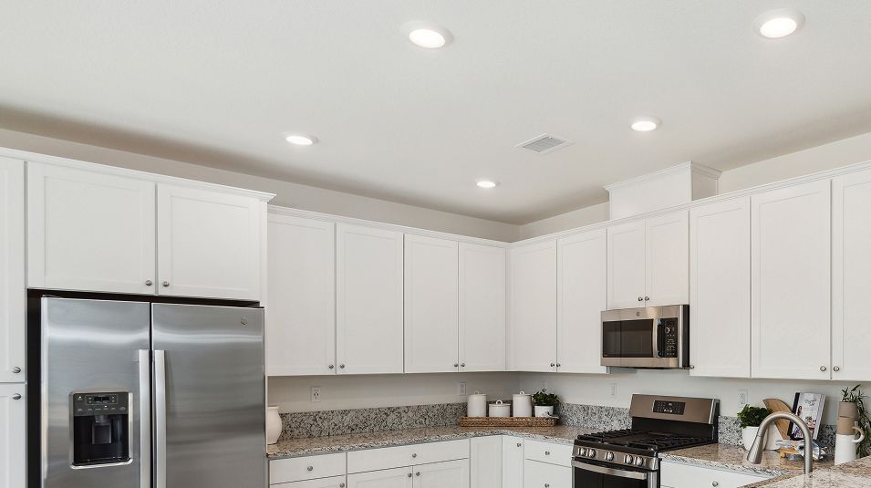 Canned lighting with LED bulbs