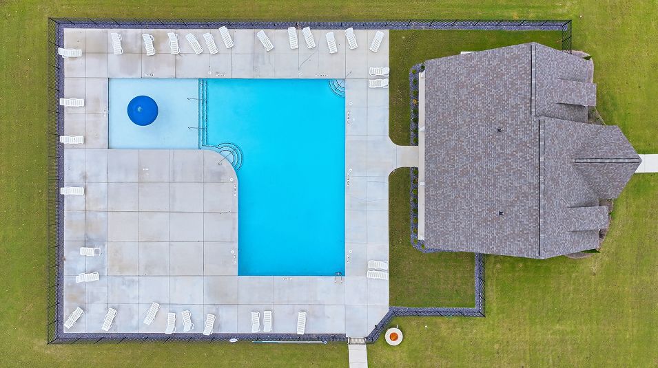 Crossvine Village Amenity Aerial Pool 1of4