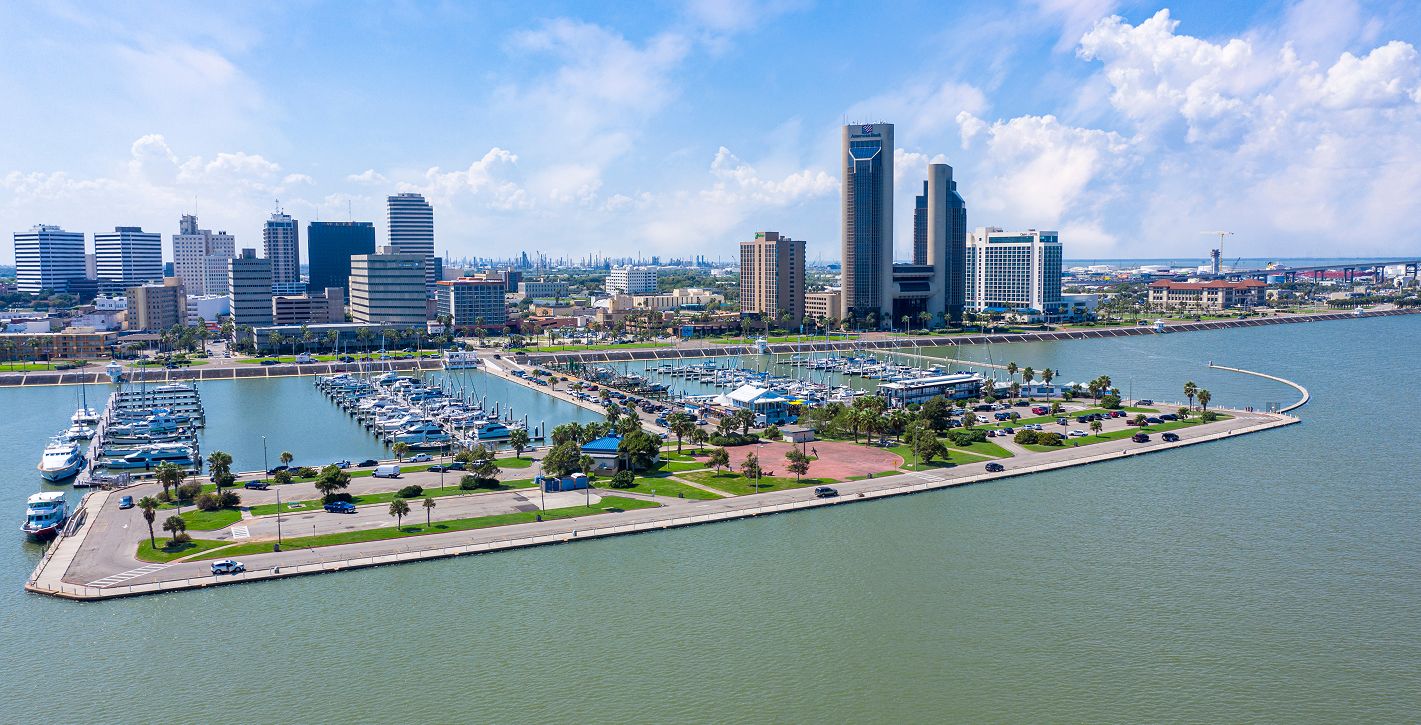 Corpus Christi Corpus Christi Bay Downtown Skyline
