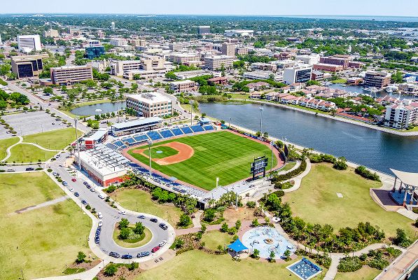Pensacola Skyline Aerial Baseball Field