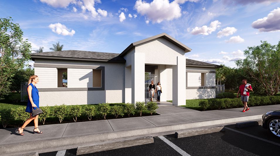 Aria Park Amenity Pool House