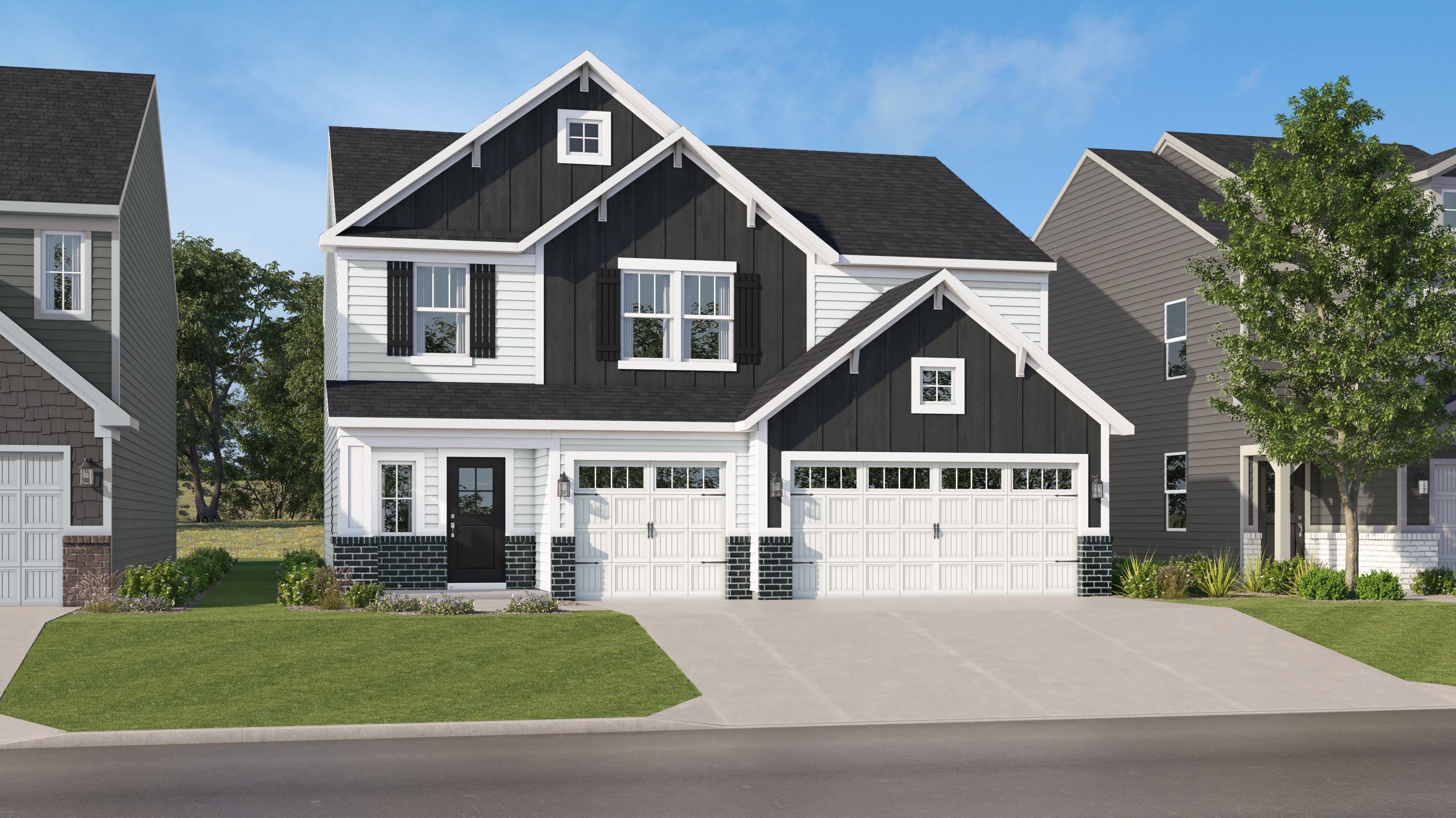 Jasper - Kingsbridge - Kingsbridge 3-Car Venture: Franklin, Indiana - Lennar