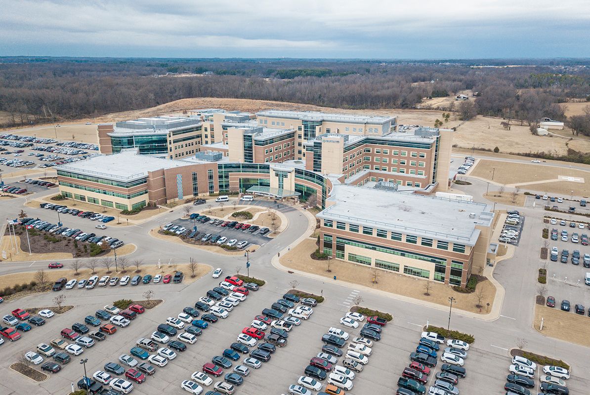N Pic Medical Hospital Aerial