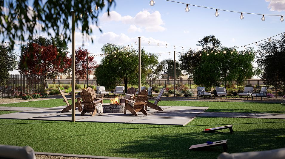 Anderson Farms Amenity Fire Pit Area