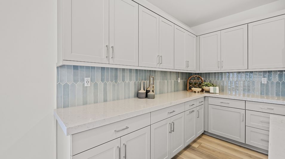 Stylish Shaker-style cabinetry