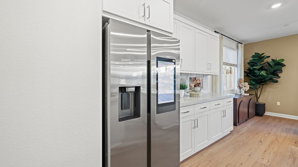 Kitchen stainless steel appliances