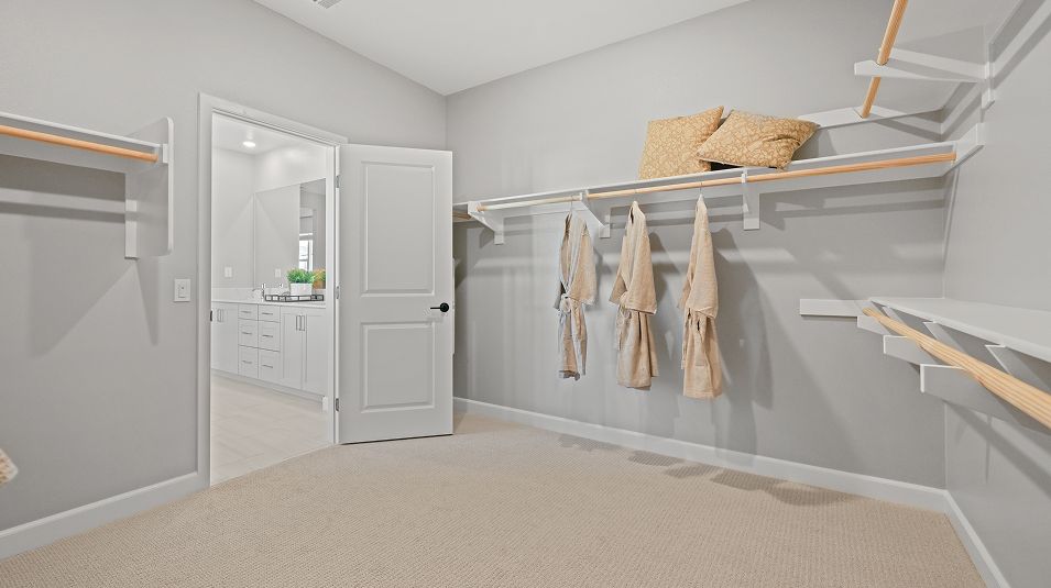 Owners walk-in closet