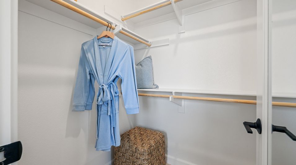 Owners walk-in closet