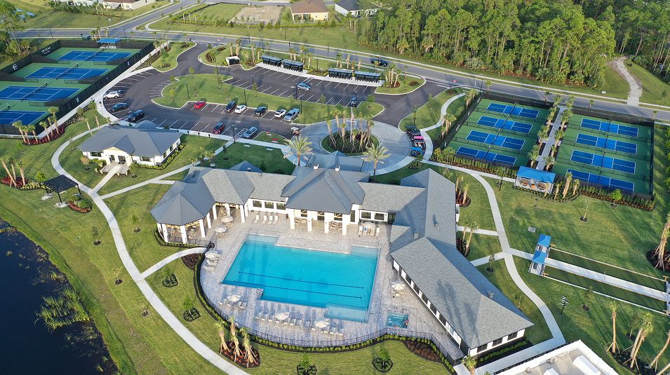 Timbers Everlands Aerial Amenity Clubhouse Overview 1of2