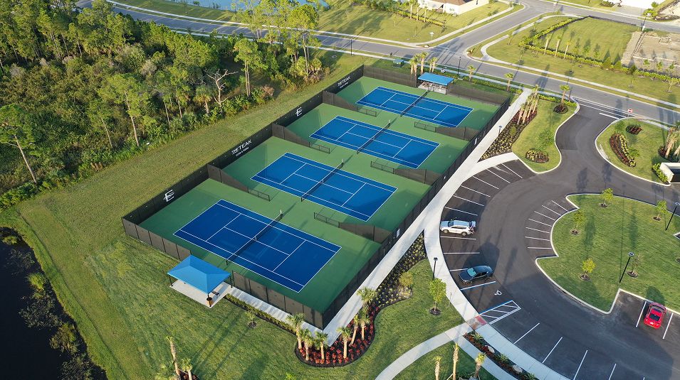 Timbers Everlands Aerial Amenity Tennis 1of2