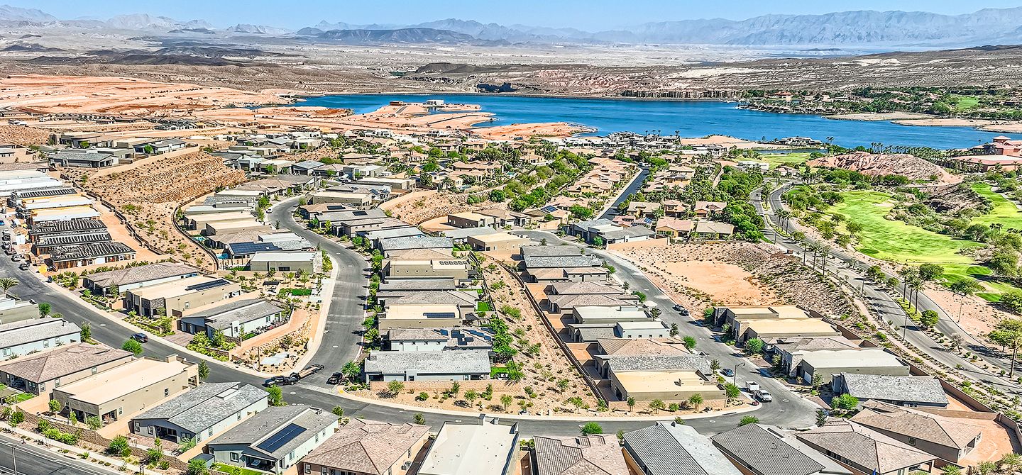 Lake Las Vegas Streetscape Aerial