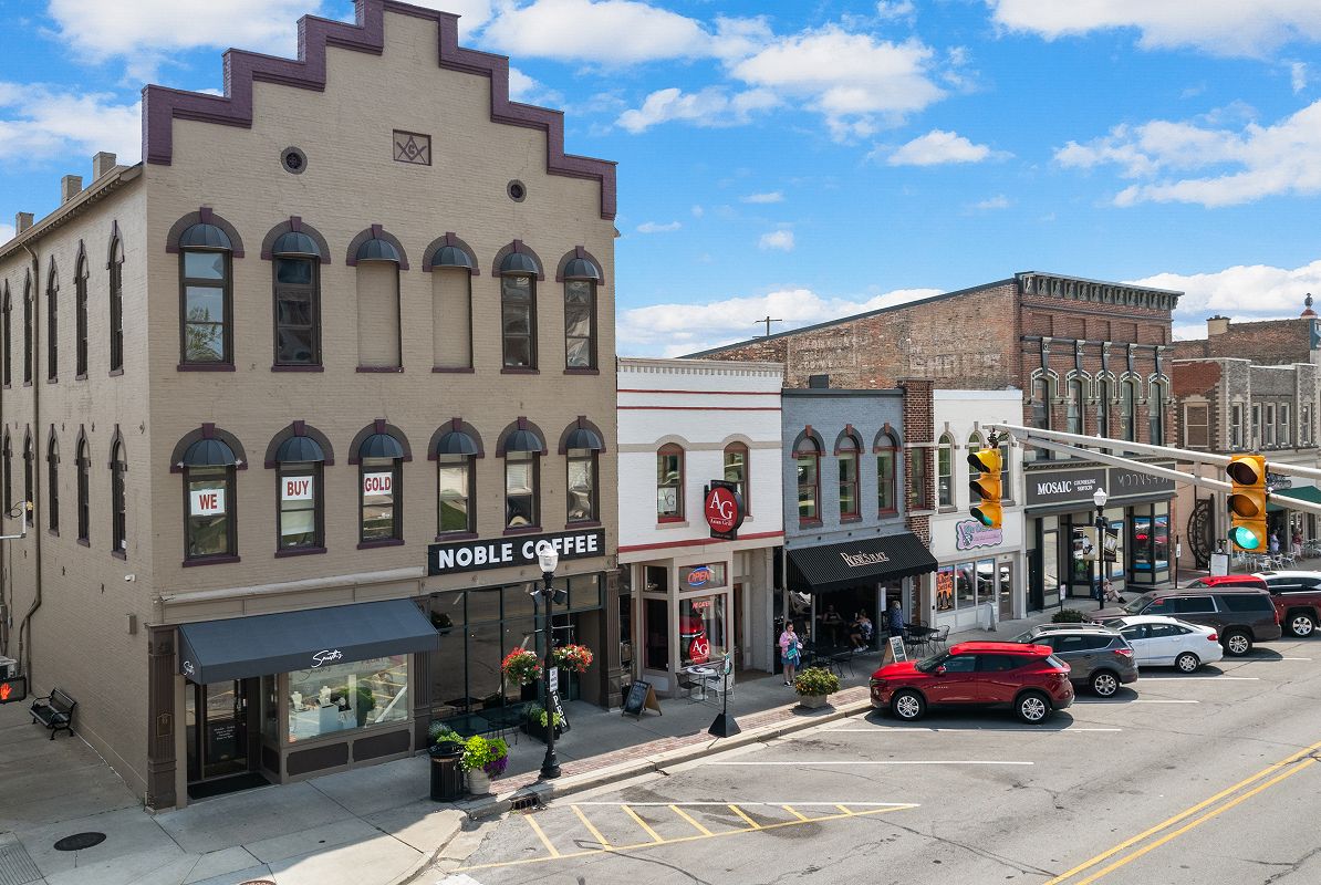 Noblesville Downtown Noble Coffee Rosies