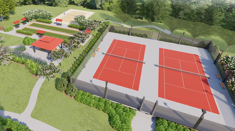 Redhawk Amenity Tennis Court