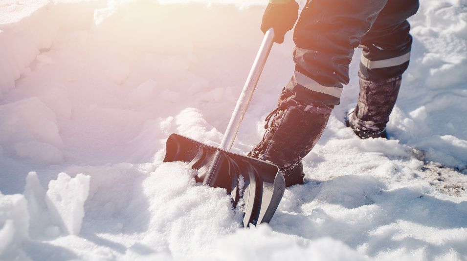 N Pic Adults Person Shoveling Snow