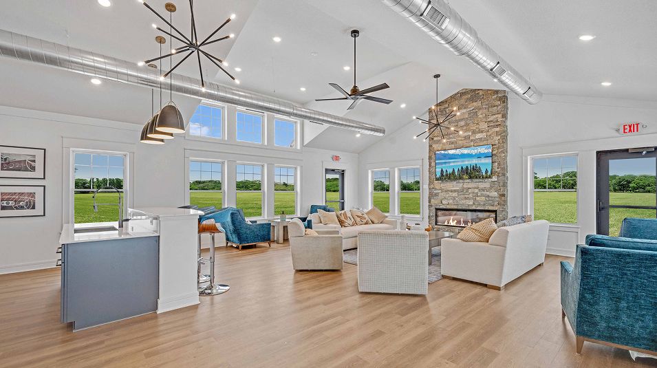 Cedar Hills Amenity Clubhouse Interior Gathering Room 1of6