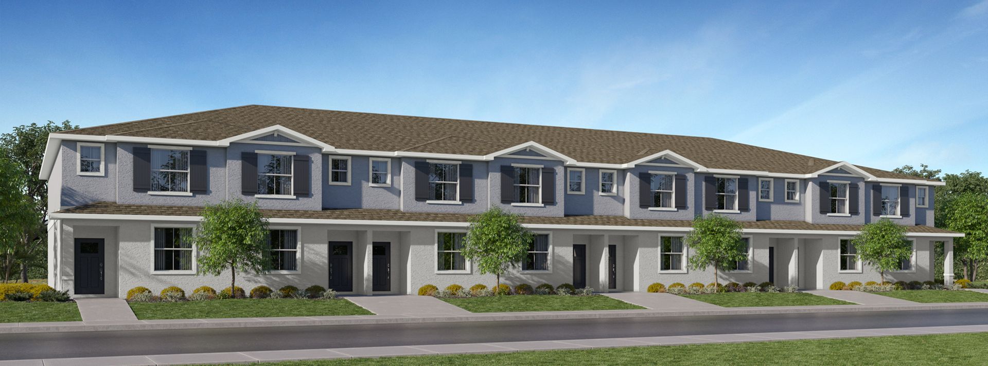 West Lake Townhomes Streetscape 8plex 1 22 26