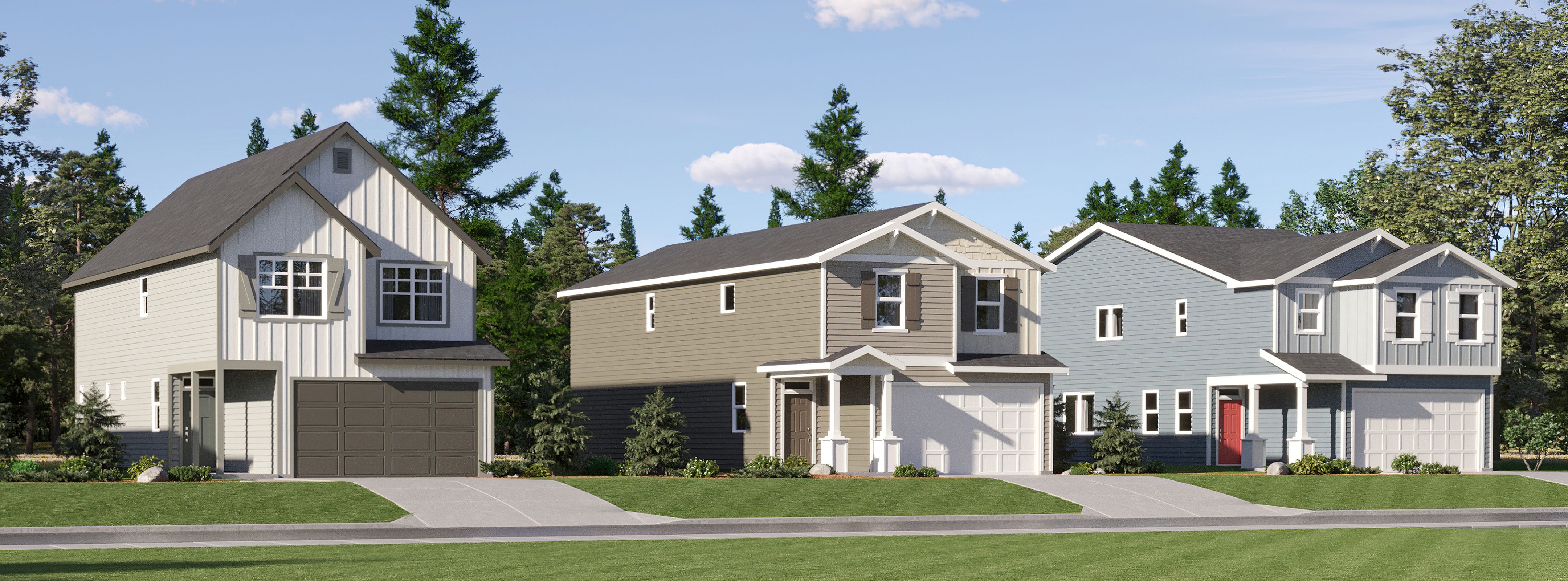 Trillium Mill Creek Meadows Streetscape