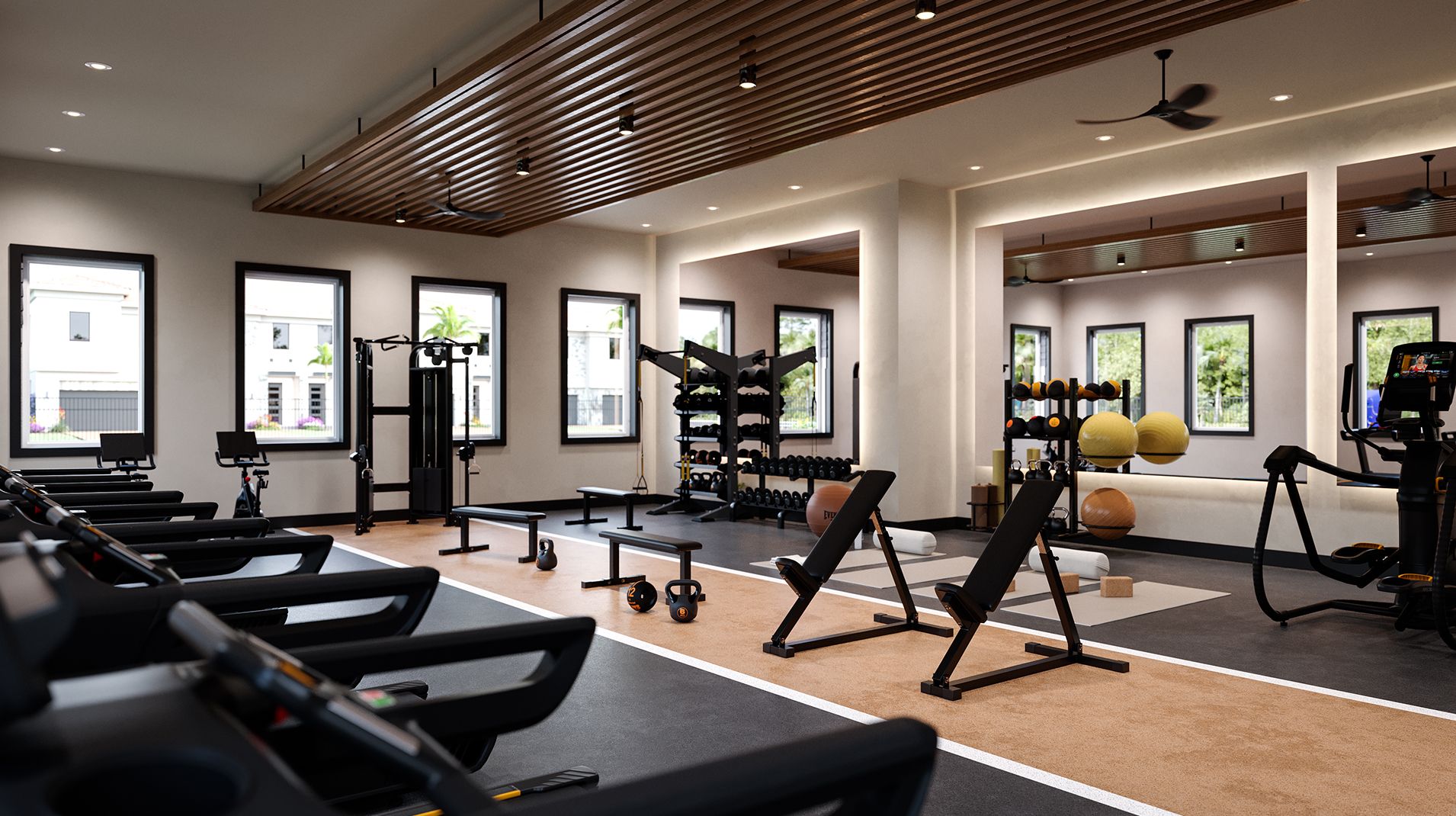 Lotis Wellington Clubhouse Interior Fitness