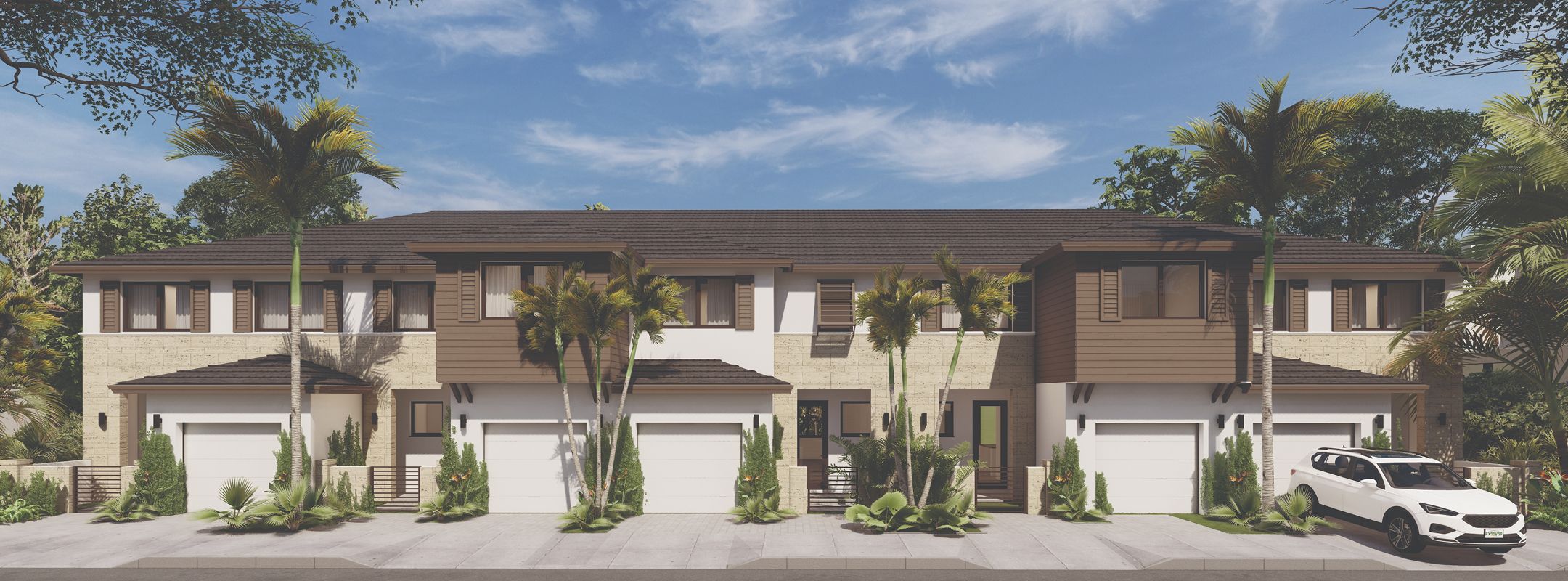 Lusso Solterra Coastal Streetscape