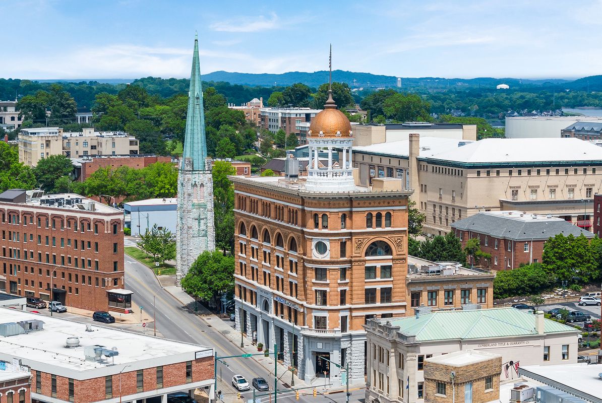 Chattanooga Aerial Downtown Chattanooga 4of8