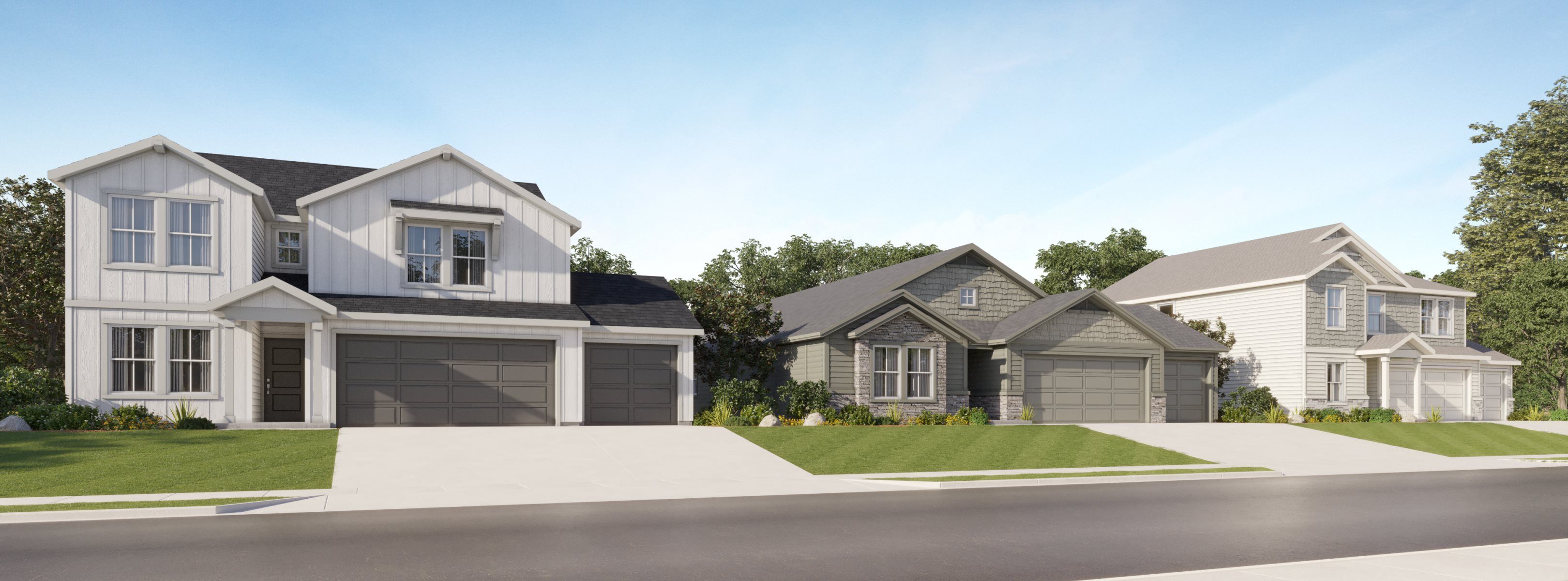 Aurora at Cirrus Pointe Streetscape Hero Image