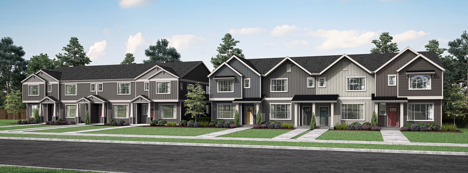 Mill Creek Meadows Rosewood Collection Streetscape
