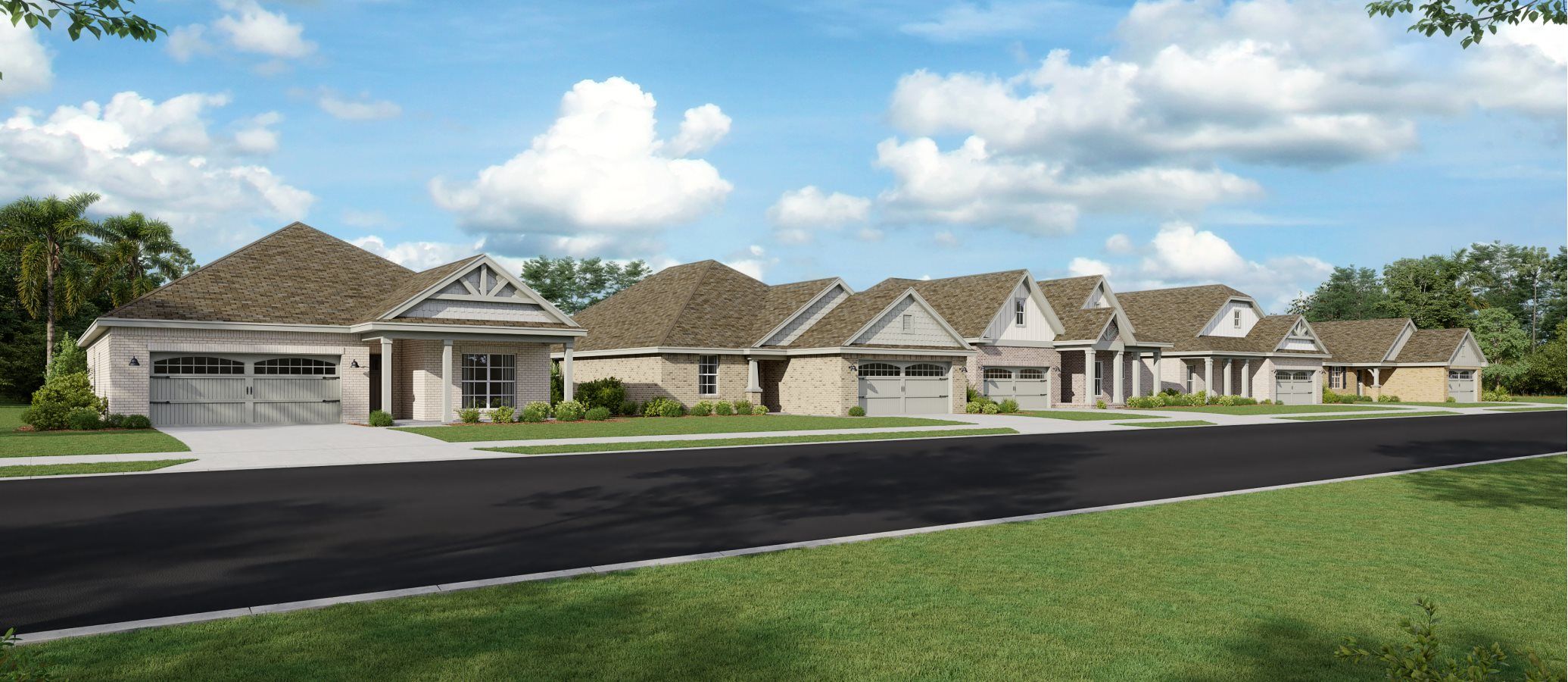 Natures walk cottage streetscape