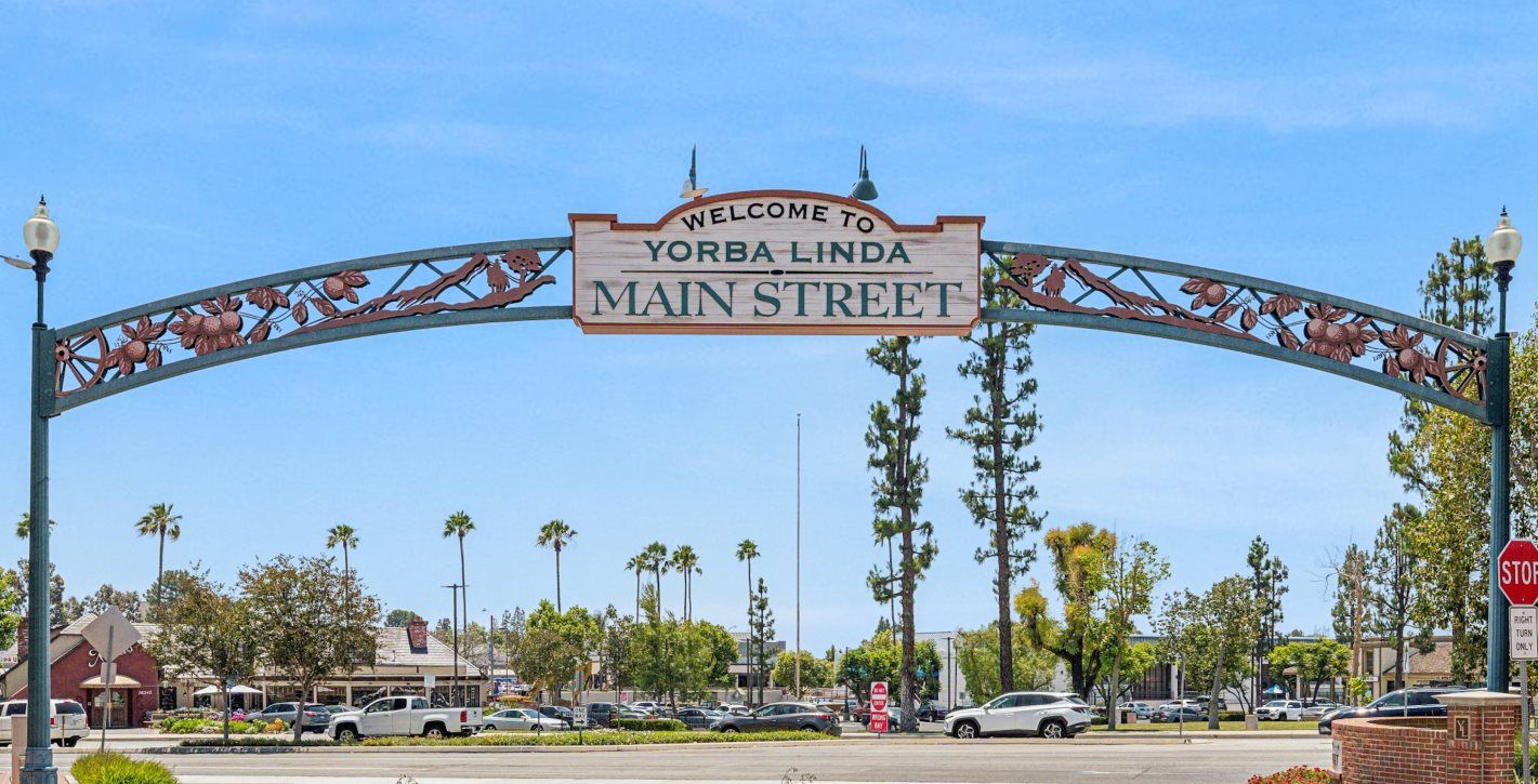Welcome sign for Main Street
