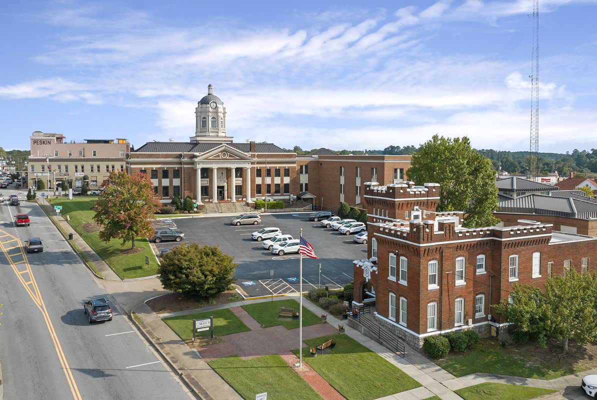 Winder Aerial Downtown