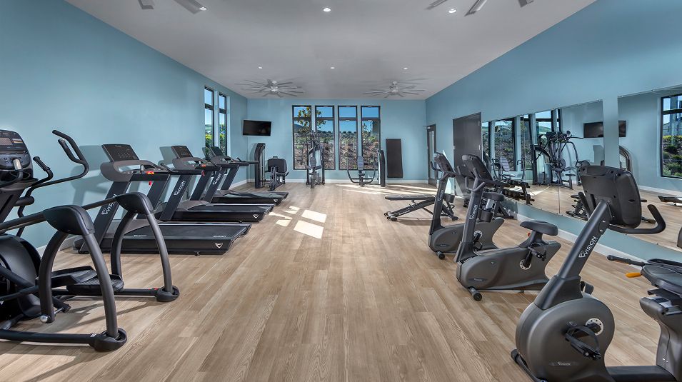 Tracy Hills Amenity Fitness Center 1of2