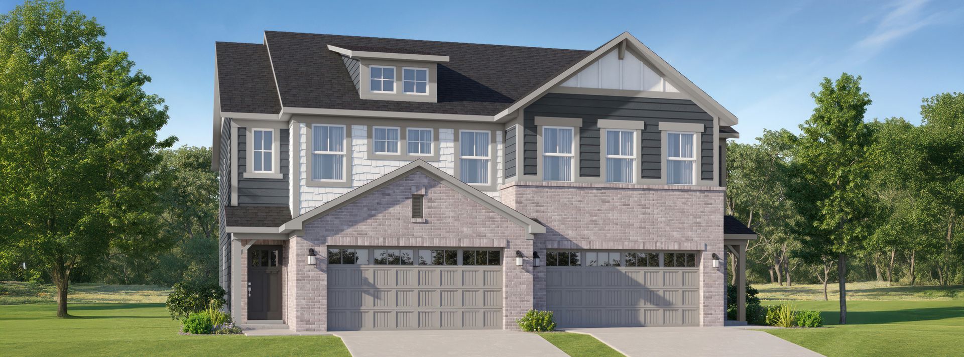 Duplex Ashton Village Streetscape