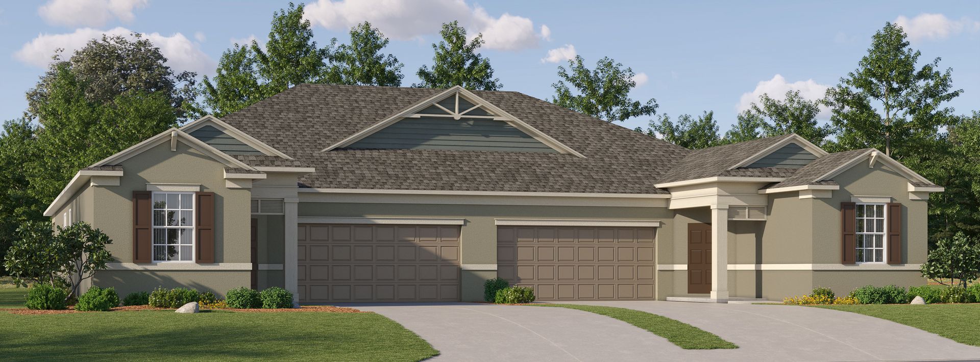 Villas Connerton Streetscape 2 25 26