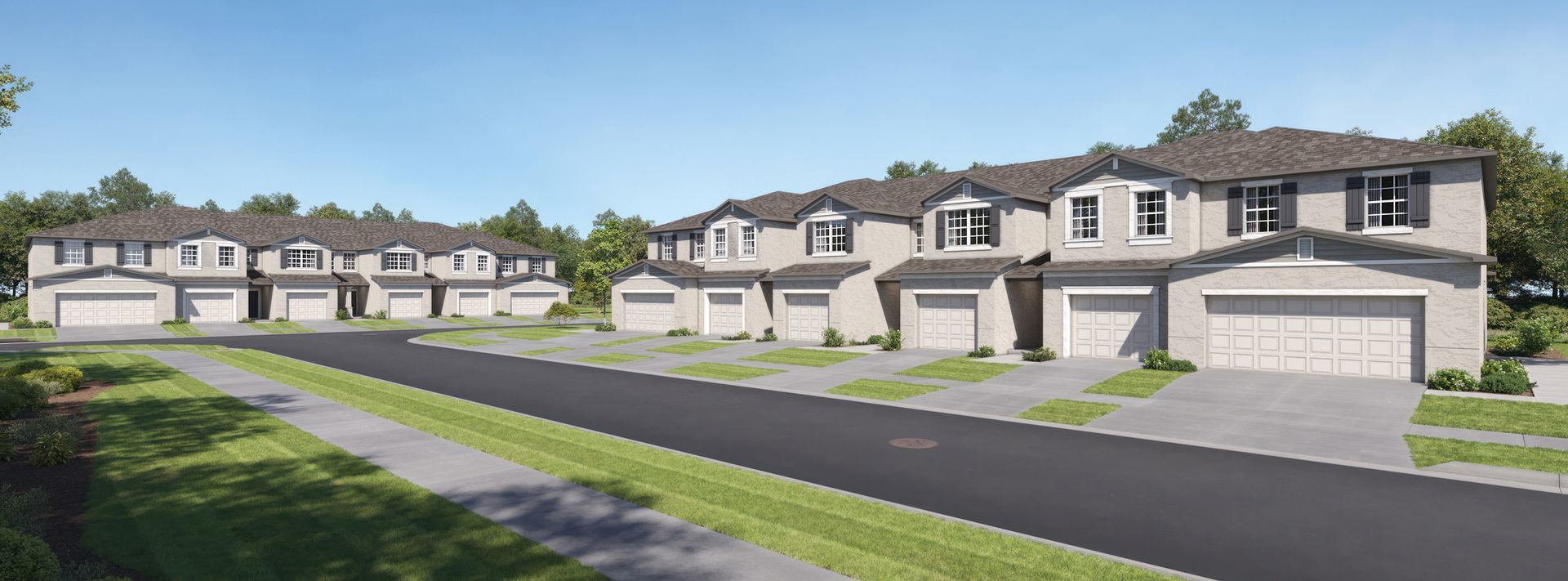 Prosperity Lakes TH 6plex SS Streetscape