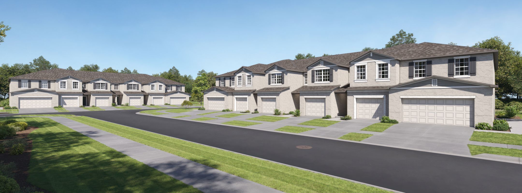 Prosperity Lakes TH 6plex SS Streetscape