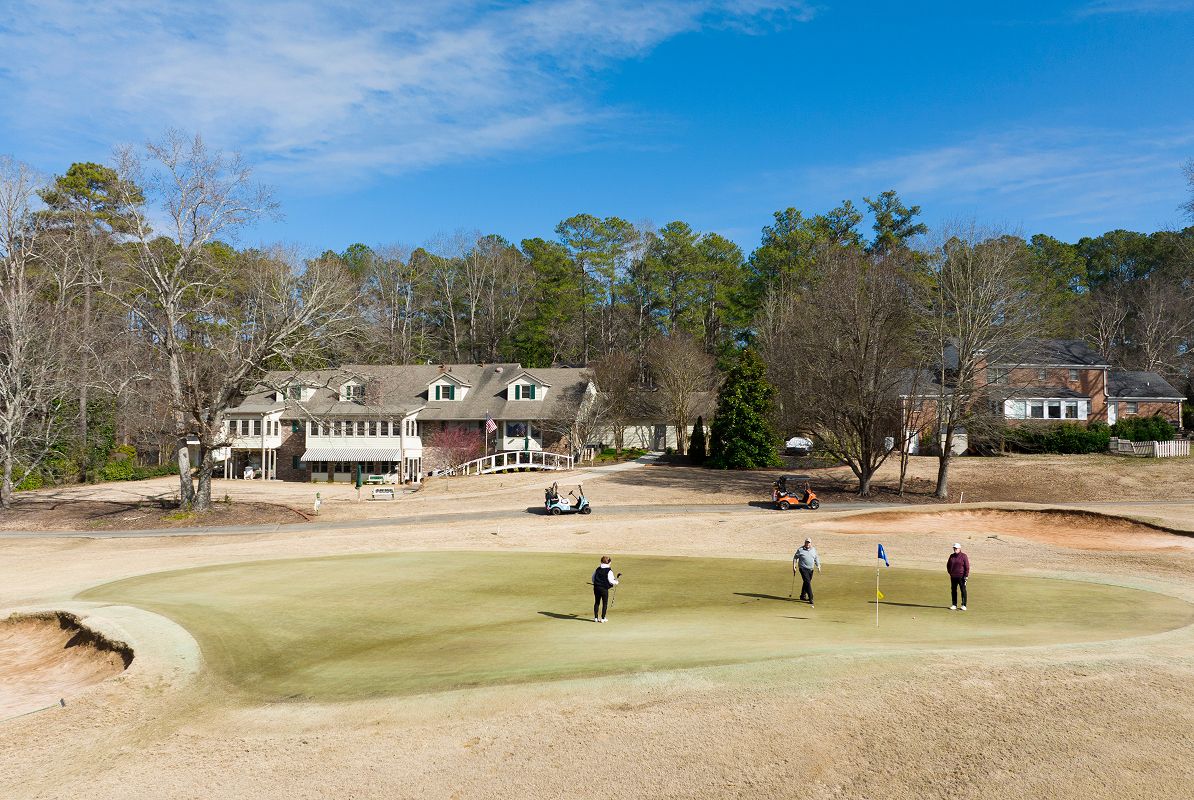Conyers Aerial Honey Creek Country Club Golf