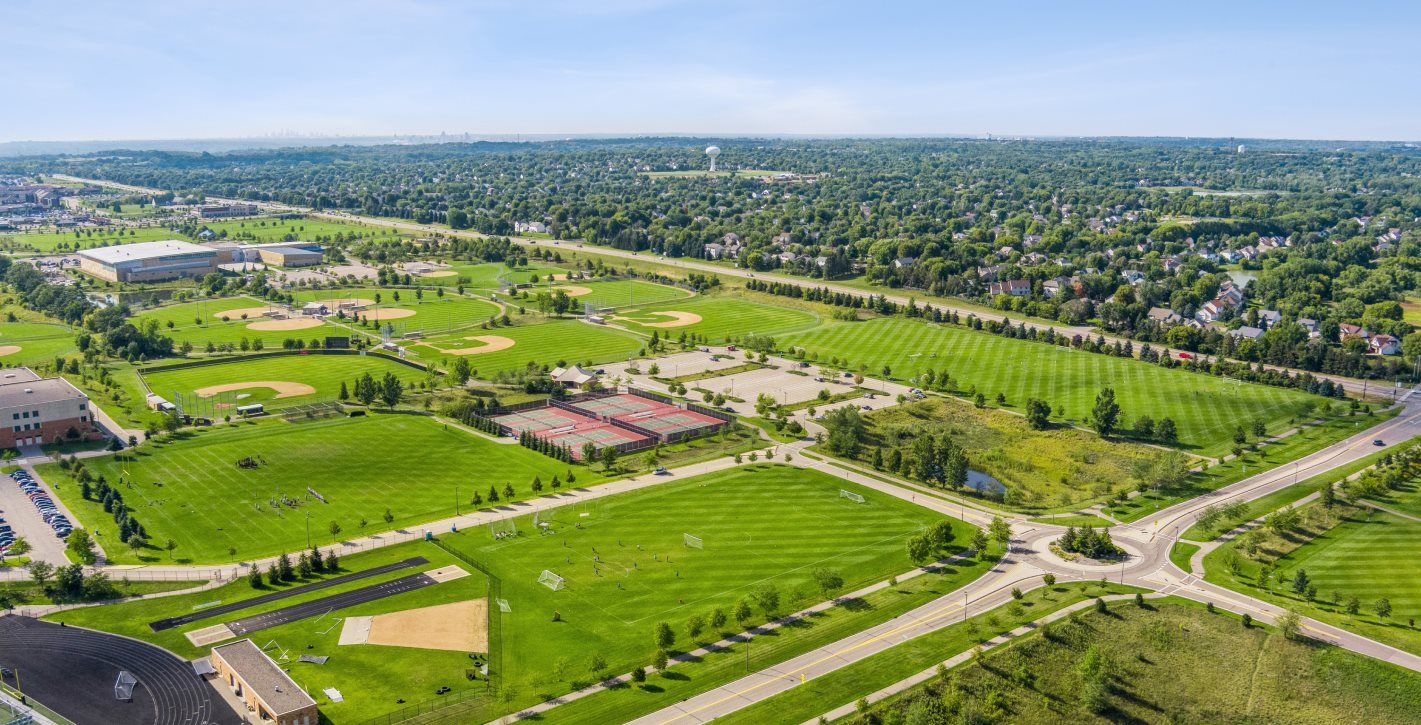 Woodbury sports courts and athletic fields