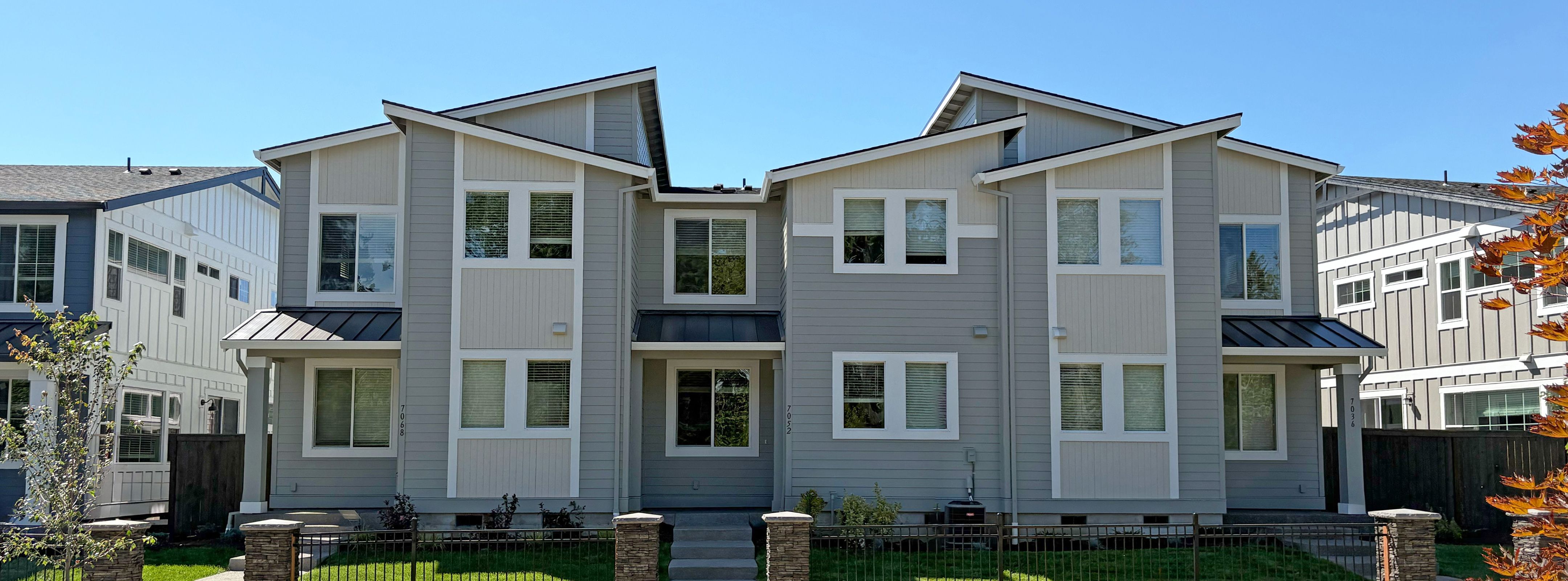 Birch Butternut Creek Streetscape