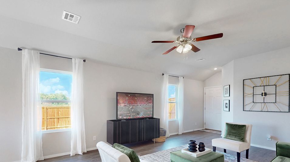 Divisional EI Sloped Ceilingsin Living Area