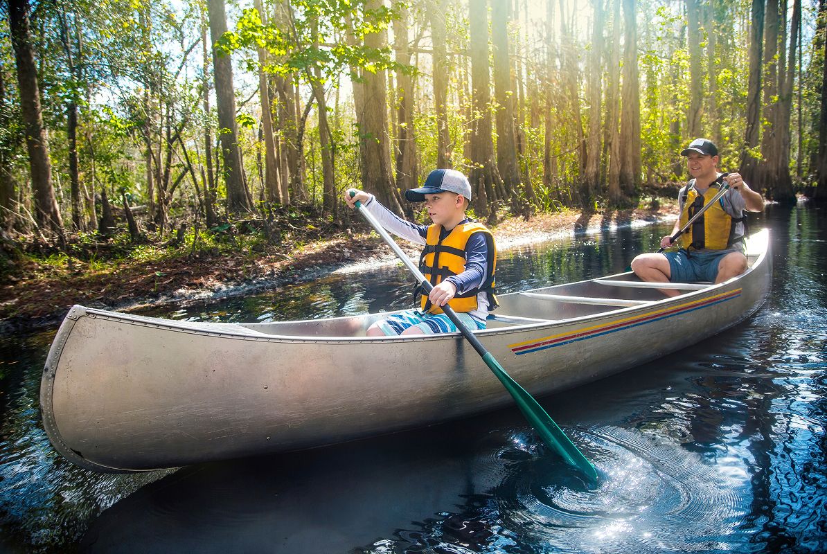N Pic Activities Water Kayak Father Son River