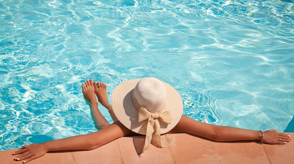 N Pic Adults Pool Woman Sunhat