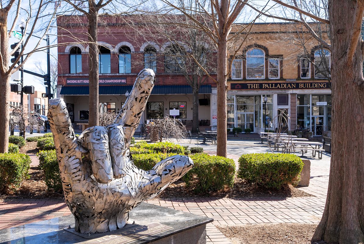 Spartanburg Downtown ILVU Hand Sculpture