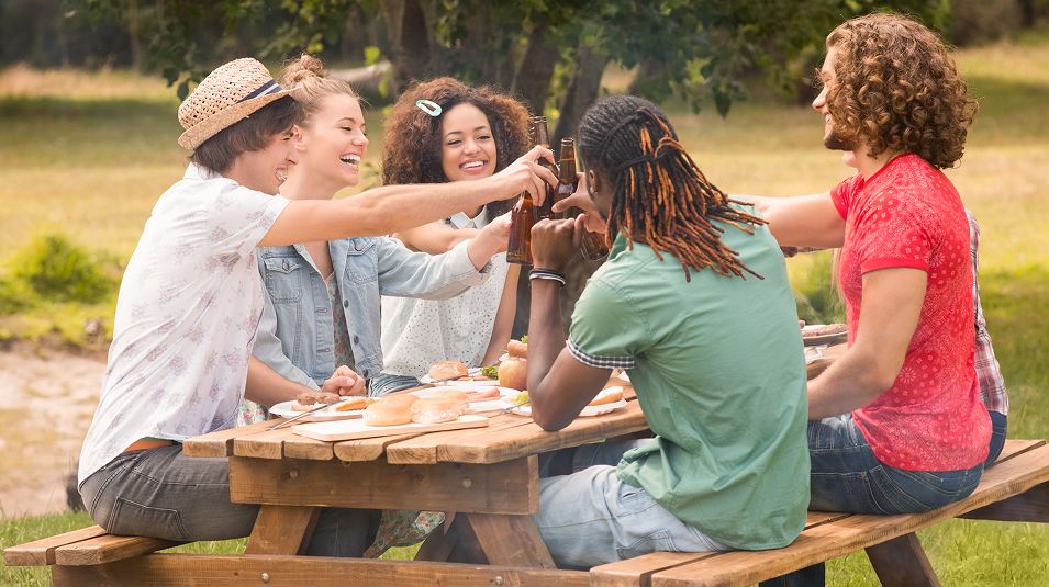 N Pic Gathering Park Friends Toast