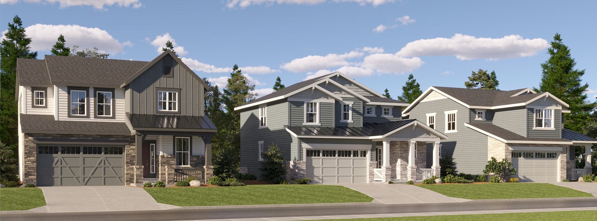 Pioneer Newlin Crossing Streetscape