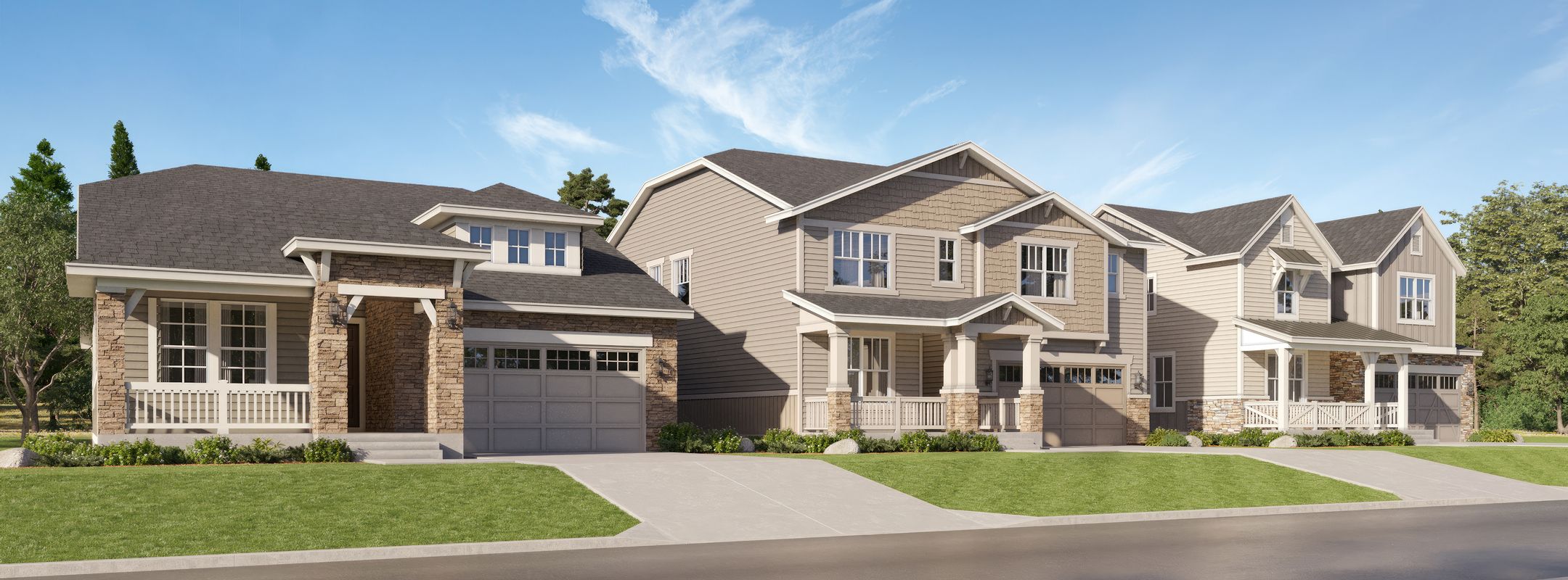 Monarch Newlin Crossing Streetscape