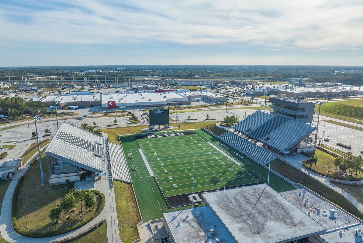 New Caney Aerial New Caney ISD Stadium 1of3
