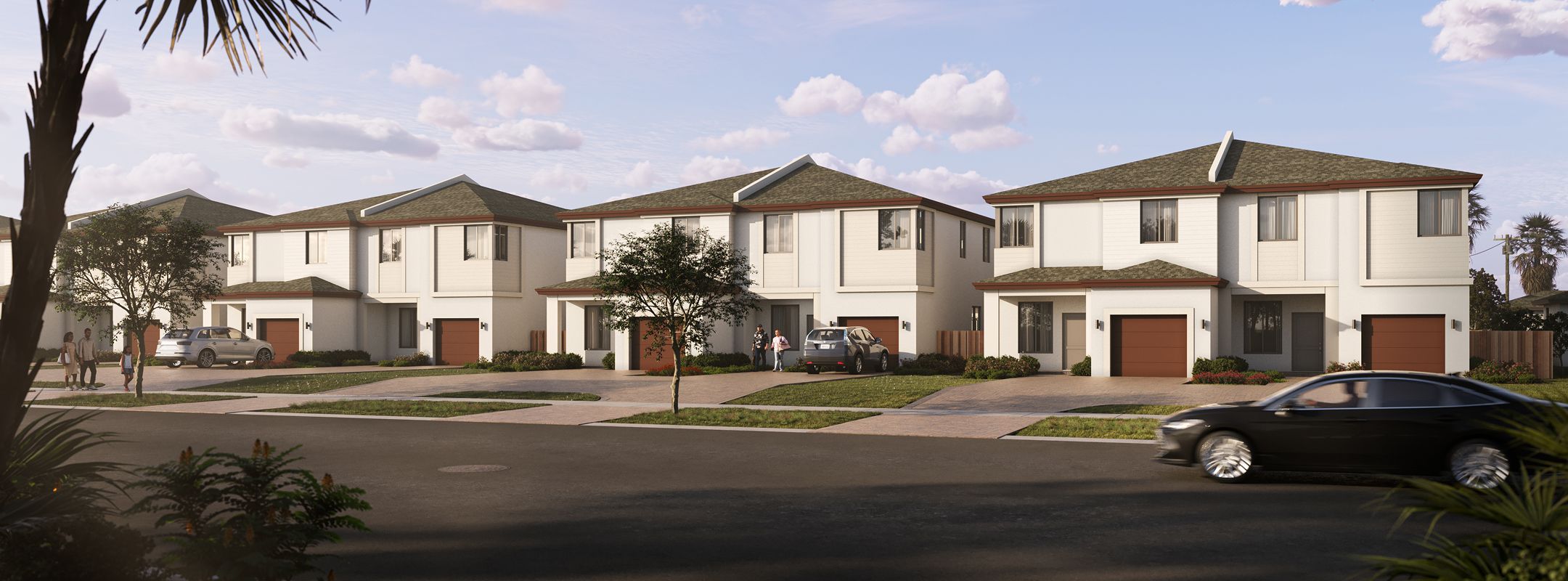 Coral Breeze Streetscape 2of2